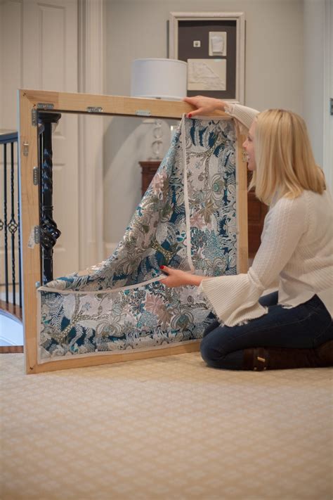 framing a hermes scarf.